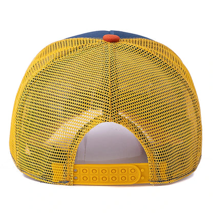 Hot Sale Unisex Baseball Cap Classic STATION Letter Pattern Mesh Cap Men And Women Breathable Streetwear Summer Trucker Hat