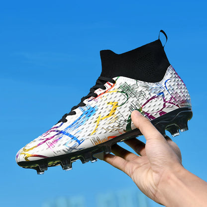 Chaussures de football de compétition à crampons, confortables, respirantes, pour l'entraînement et les matchs, une paire, tailles 31-46