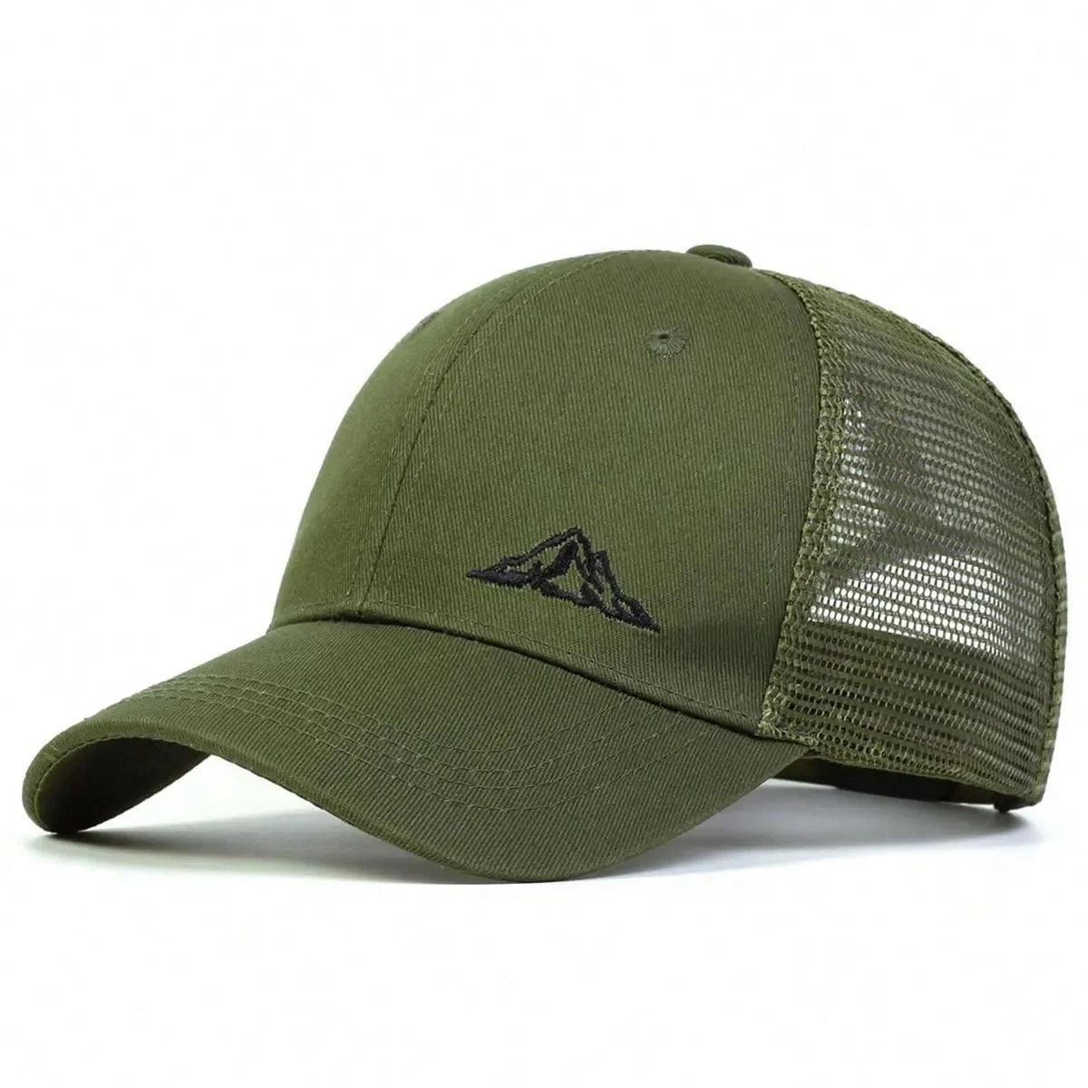 Unisex Mountain Range Embroidery Baseball Net Caps Spring and Summer Outdoor Adjustable Casual Hats Hip Hop Cap Sunscreen Hat