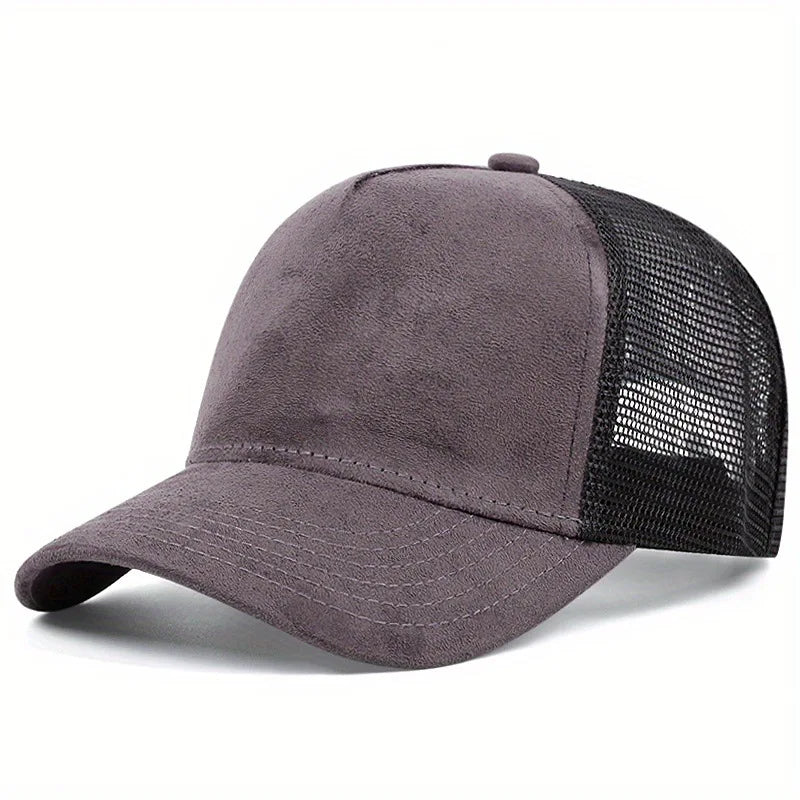 New Summer Mesh Baseball Cap Women Men Letter Patch Snapback Hat Casual Breathable Unisex Street Hip Hop Trucker Caps