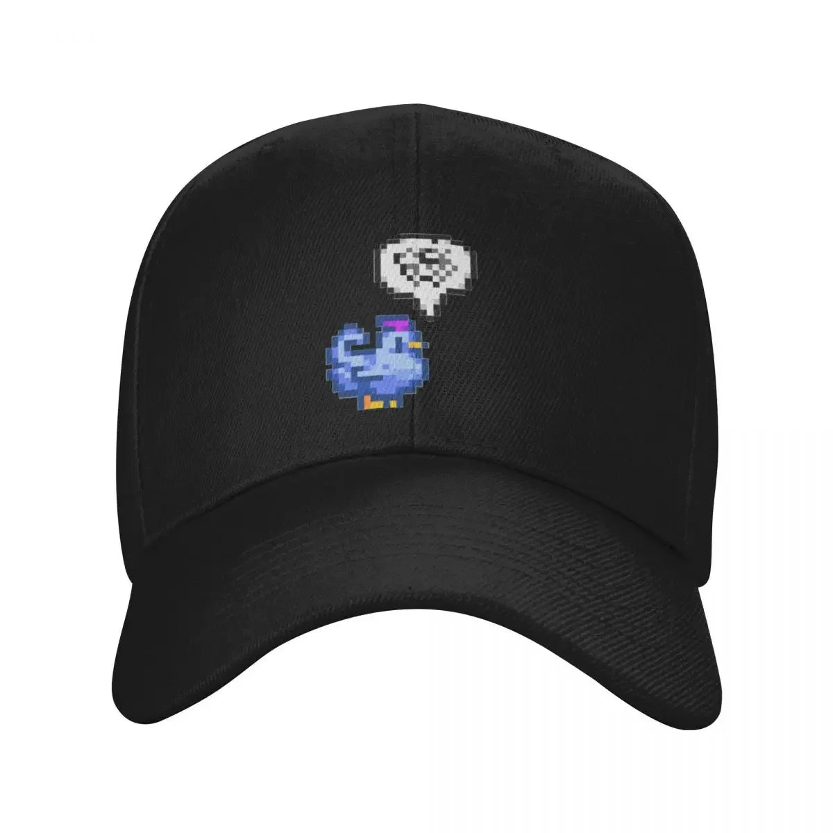 Czapka z daszkiem „Grumpy Blue Chicken” z gry Stardew Valley – zabawne czapki, czapki wędkarskie, luksusowa czapka męska, czapki dla kobiet i mężczyzn