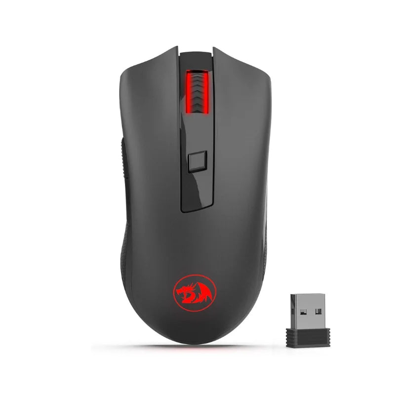 Bezdrôtová optická myš Redragon M652 2.4G s USB prijímačom, prenosná herná a kancelárska myš, 5 nastaviteľných úrovní DPI