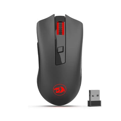 Bezdrôtová optická myš Redragon M652 2.4G s USB prijímačom, prenosná herná a kancelárska myš, 5 nastaviteľných úrovní DPI