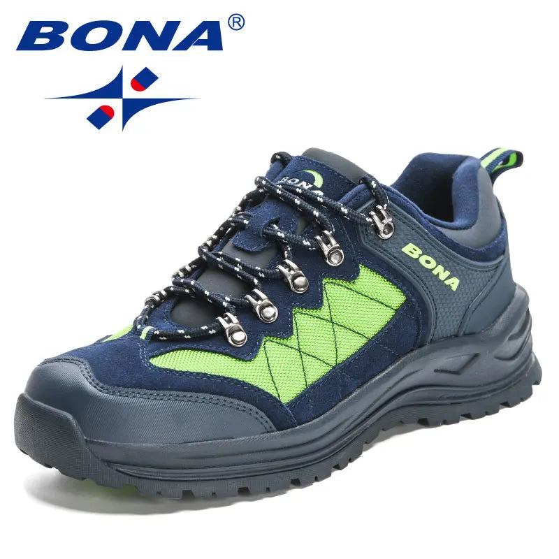 BONA New Designers túracipő, trekking cipő, férfi cipő, férfi túra- és sétálócipő, Mansculino horgász-, kemping- és futócipő