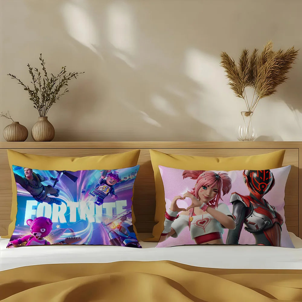 Battle Royale Game Fortnite Cushion Cover Hit Product Sofa Living Room Office Rectangle Pillow Home Coffee Shop Bedding