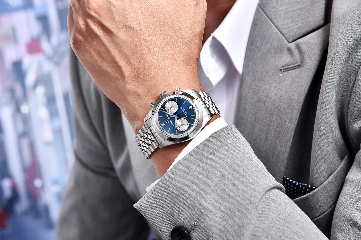 PAGANI DESIGN Pilot Men's Quartz Watches Sports Waterproof WristWatch Sapphire Automatic Watch Relogio Masculino PD1775