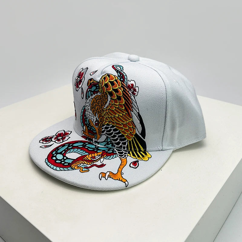 Bonés de Basebol com Bordado de Padrão China Chic, Respiráveis, Novos, Unissexo, Estilo Étnico, com Pala, Versáteis, Proteção Solar, Moda Hip Hop