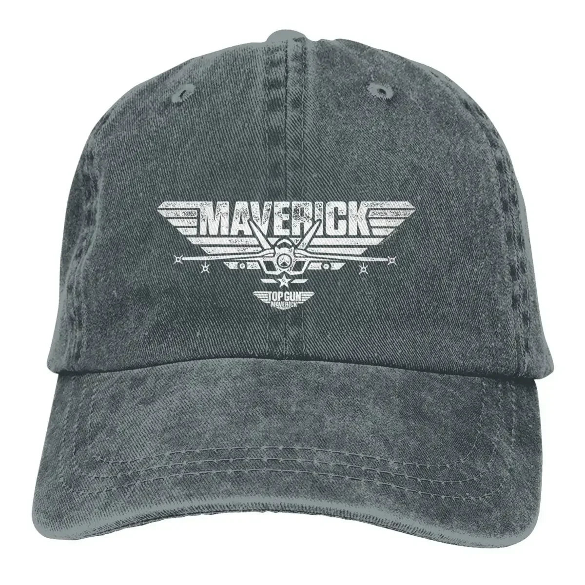 Multicolor Hat Peaked Men Women's Cowboy Cap Top Gun Maverick Centered Jet Logo Baseball Caps Personalized Visor Protect Hats