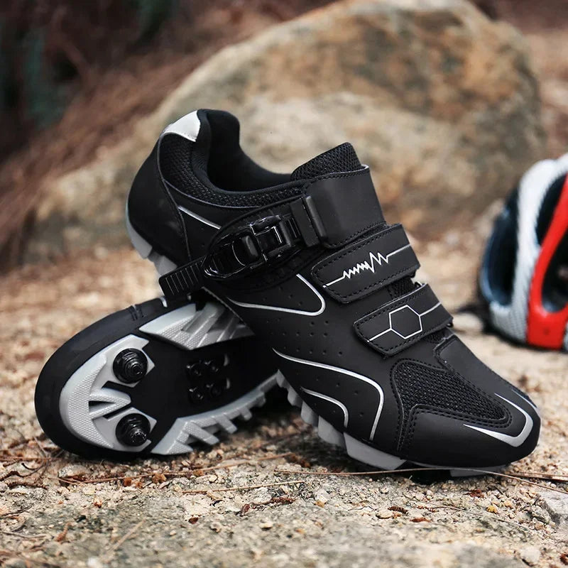 Scarpe da ciclismo unisex con suola rigida – Scarpe da bici da strada 4-Season con pedali a sgancio rapido, ideali per la MTB e gli sport all’aria aperta