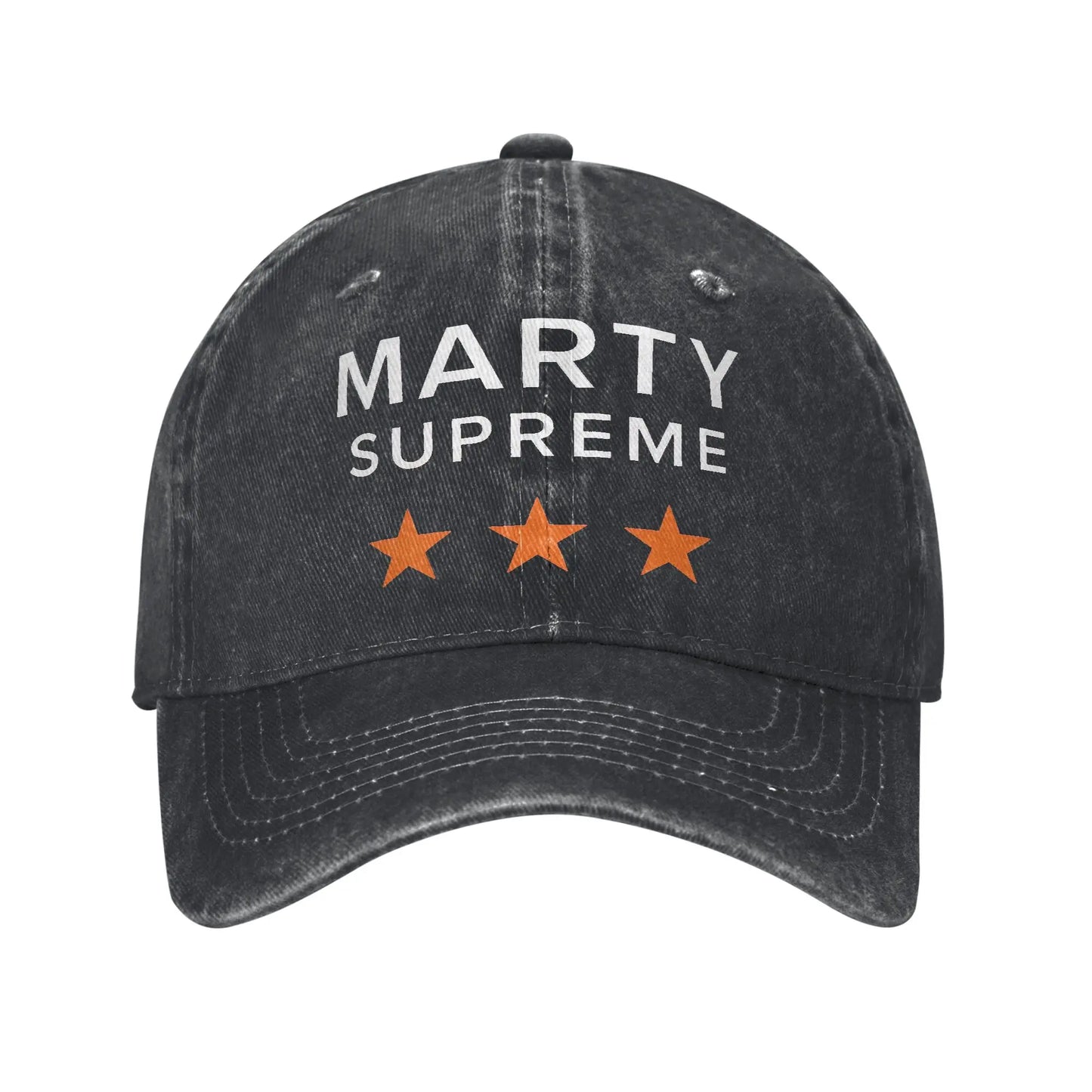 Marty Supreme Movie Print Cap for Men Women Cotton  Trucker Hat Daily Wear Baseball Cap Adjustable