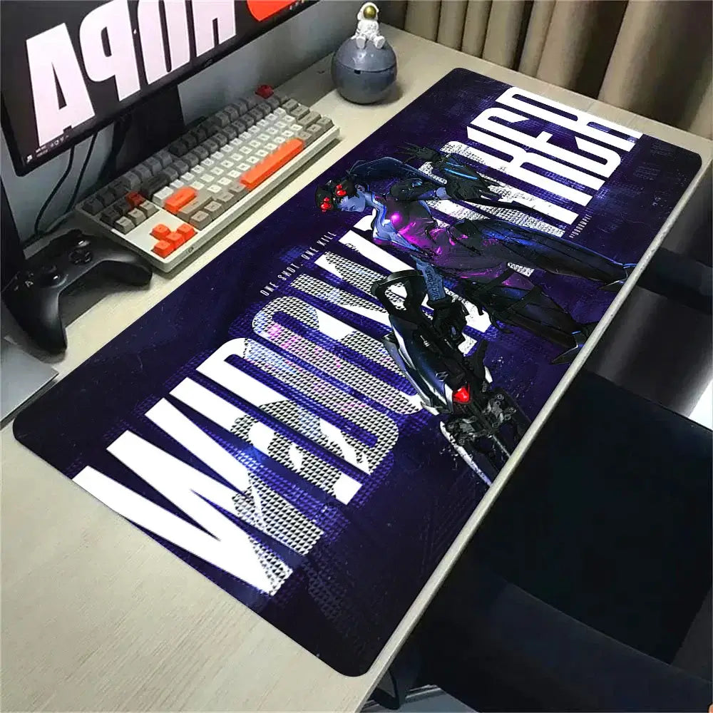 Overwatch 2 Gaming Accessories Mouse Pad Gamer Cabinet Pc Big Desk Mat Computer Keyboard Desks Xxl Mousepad Anime Large Mausepad, produit gaming premium Fraquane