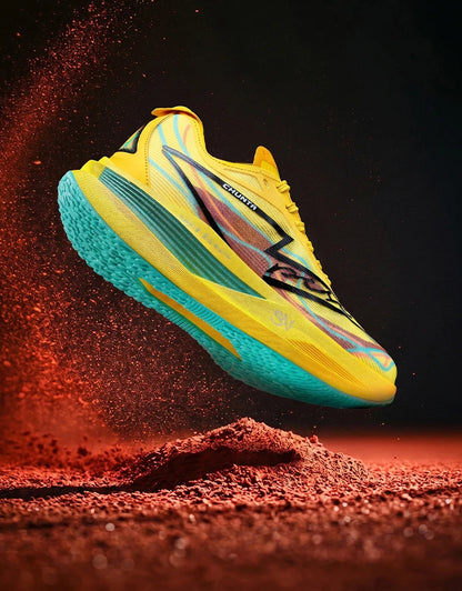 Zapatillas de running con placa de carbono para maratón, para hombre y mujer, deportivas especializadas, transpirables, ligeras y cómodas Chunta