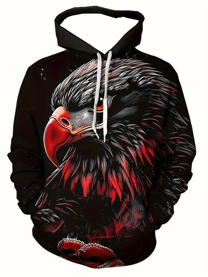 2025 Fashion Cool Eagle Men's Hoodie 3D Printed Hoodies Edition Trend American Eagle Men Sportswear Kids Casual Unisex Pullover