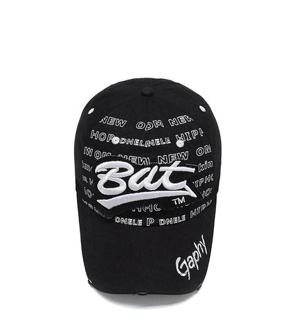 Hat Men'S Hip Hop Baseball Cap Korean Version Ins Tide Brand Summer Letter Embroidered Cap, Sun Protection Hat
