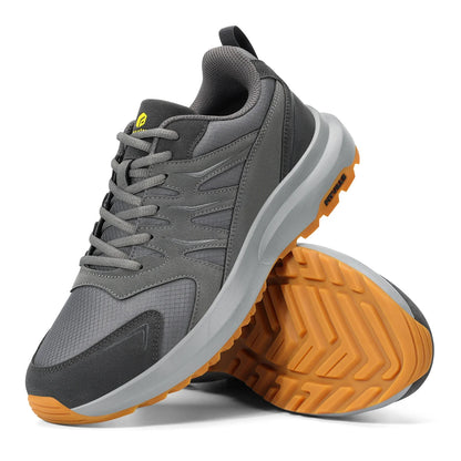 FitVille extra brede sneakers voor heren, wandel- en loopschoenen, brede neus, lichtgewicht hardloopschoen voor platvoeten met steun voor de voetboog
