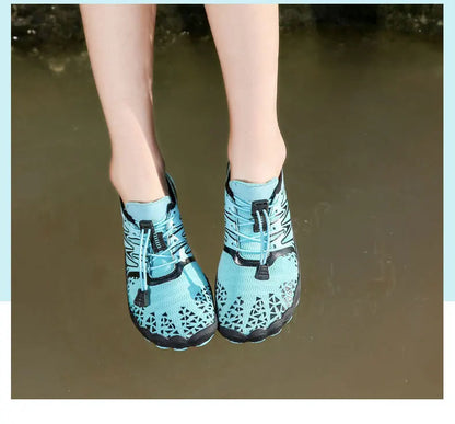 EOCENE pánske a dámske barefoot outdoorové športové aqua topánky, rýchloschnúce tenisky do vody na pláž, plávanie, fitness, brodenie, turistiku a cyklistiku