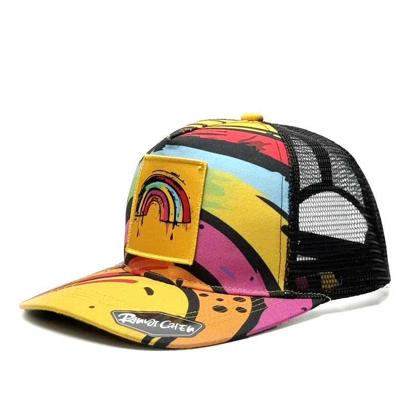 Luxury Brand Summer Men Mesh Baseball Cap Outdoor Sport Letter Snapback Hat for Women Unisex Breathable Caps Hip HopTrucker Hats