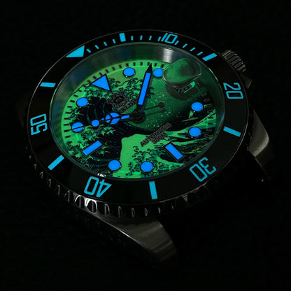 STEELDIVE New SD1953J 41mm Kanagawa Dial Sapphire Glass NH35 Automatic Movement 300M Waterproof Water Ghost Dive Watches For Men