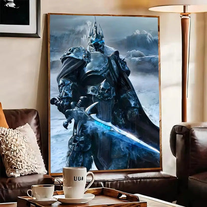 ANIME W-World Of W-Warcraft Wow Poster Paper Print Home Living Room Bedroom Entrance Bar Cafe Art Painting Decoration