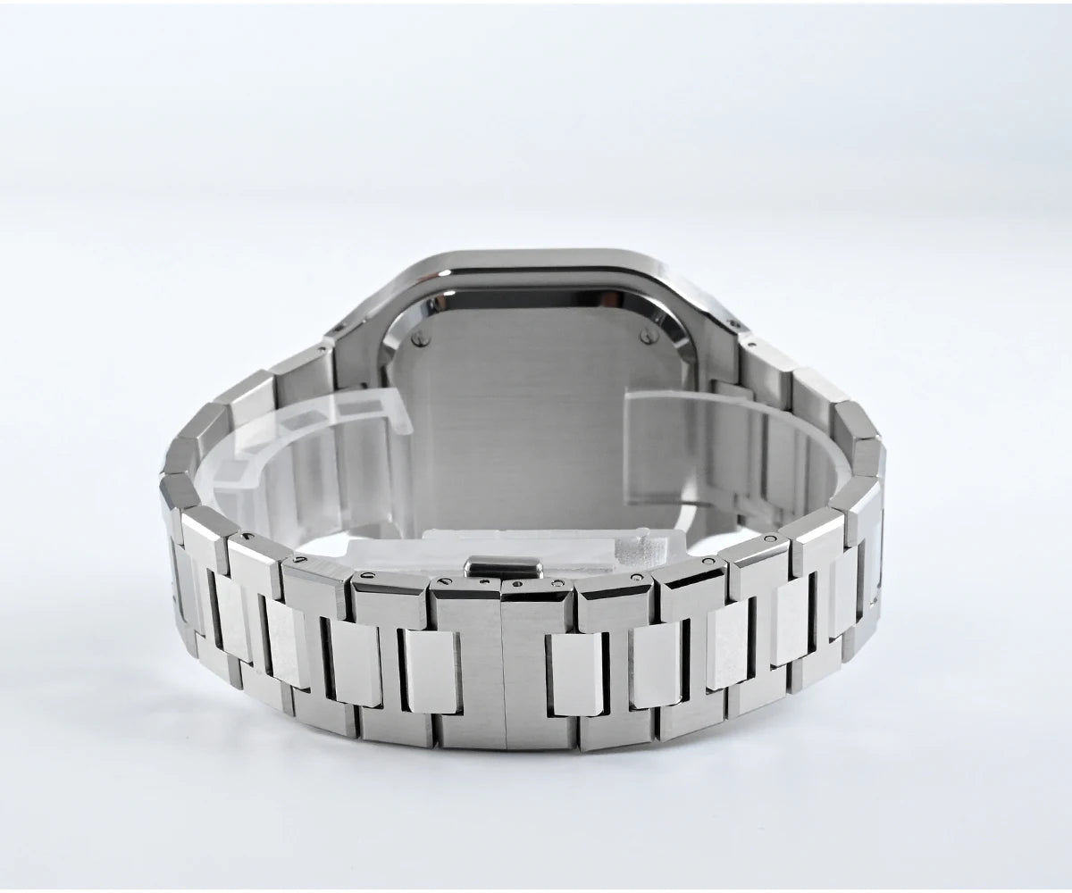 San Martin 40mm Classic Luxury Sport Watch Distinctive Square Case Stainless Steel Men Watch Automatic Mechanical 10 Bar SN0074