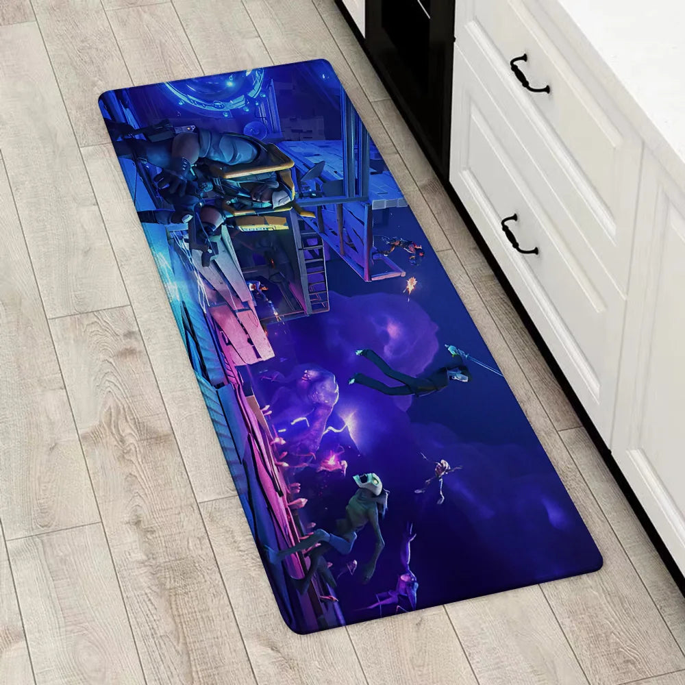 Game Fortnites Entrance Front Door Doormat Non-slip Kitchen Rug Living Room Rugs Balcony Bathroom Foot Mat Floor Mats Carpet