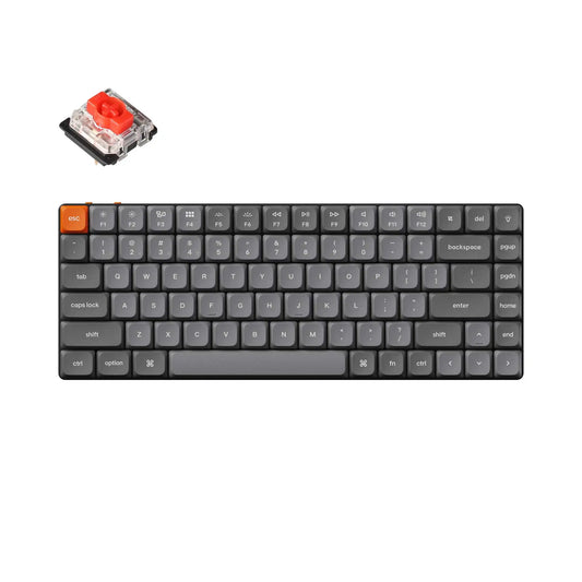 Keychron K3 Max QMK/VIA Ultra-Slim Wireless Custom Mechanical Keyboard Low Profile Gateron Switch Double-Shot PBT Keycap