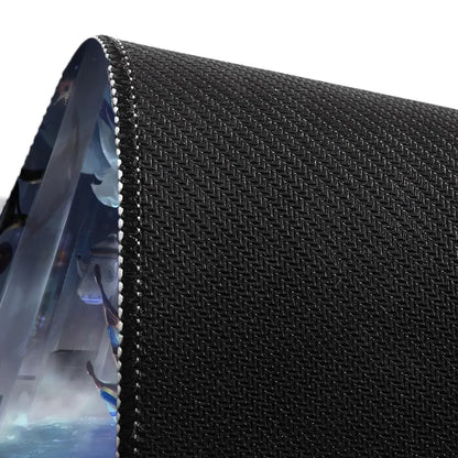 Tapis de souris League of Legends Kindred - Grand tapis de souris gaming - Tapis de bureau pour ordinateur avec motif anime de fille - Accessoires pour ordinateur portable - Tapis de clavier XXL pour gamers