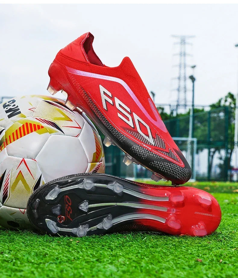 New Men Football Boots Non-Slip Boys Soccer Shoes Grass Cleats High-quality Match Sneakers Hot-selling Outdoor High-top Light
