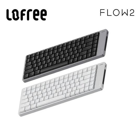Lofree FLOW2 Mechanical Keyboard Business Office Wireless Bluetooth Wired Quiet & Gentle Sound Compatible Mute Aluminum Lump