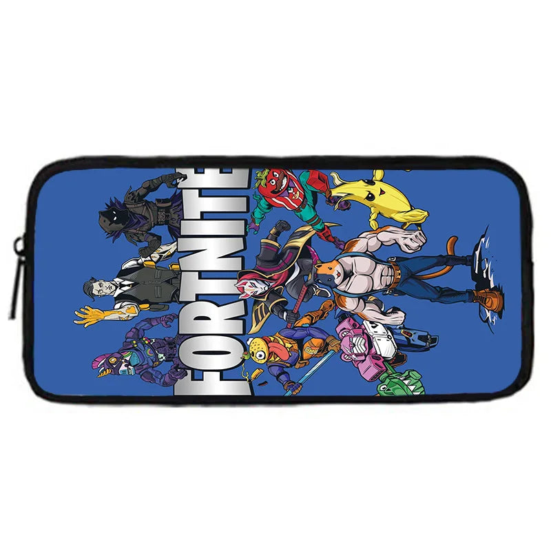 Mochilas Infantis de Design Gaming F-FortniteS com Lancheira e Estojo, Mochilas Escolares de Grande Capacidade para Meninos e Meninas, Melhor Presente