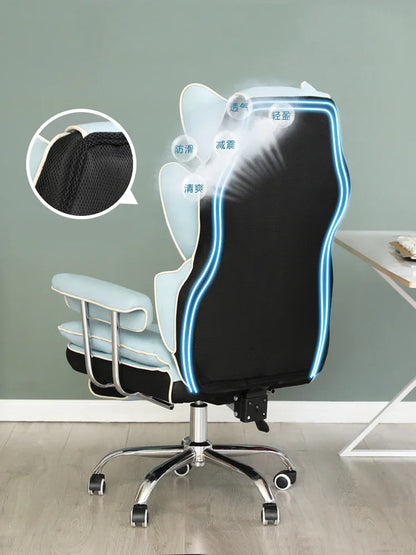 Nouveau fauteuil de gaming confortable et ergonomique pour ordinateur, pivotant, avec fonction de levage, idéal pour le bureau et les gamers