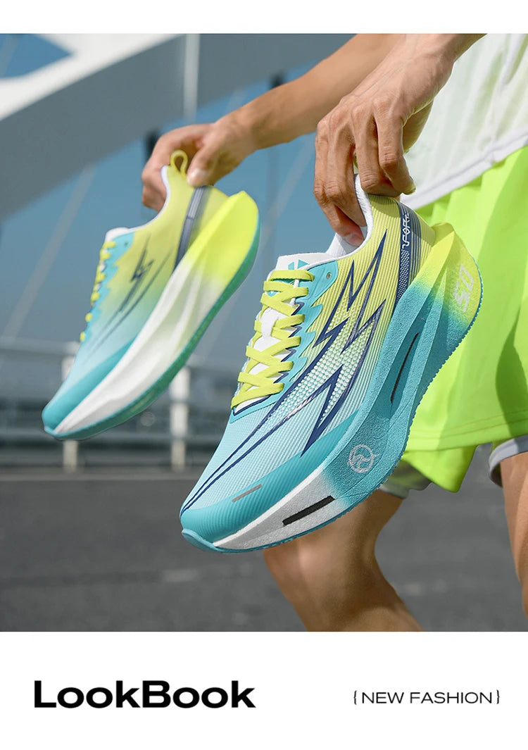 5.0 MIX Carbon Plate Laufschuhe für Damen und Herren – Marathonlauf, stabiler Rückprall, stoßdämpfend, Trainingssneaker