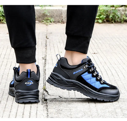 BONA New Designers túracipő, trekking cipő, férfi cipő, férfi túra- és sétálócipő, Mansculino horgász-, kemping- és futócipő
