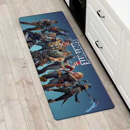 Game Fortnites Entrance Front Door Doormat Non-slip Kitchen Rug Living Room Rugs Balcony Bathroom Foot Mat Floor Mats Carpet