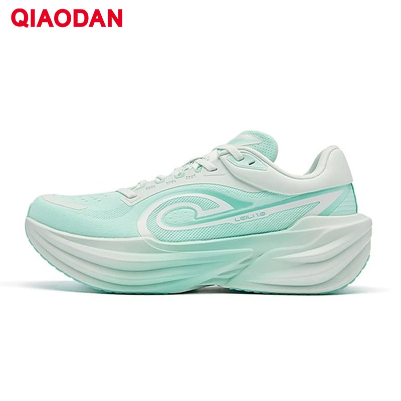QIAODAN TG1.0 Pantofi de alergare pentru femei, pentru maraton, cu platformă nouă, de competiție, cu amortizare, moi, pentru distanțe lungi, QDB022253285