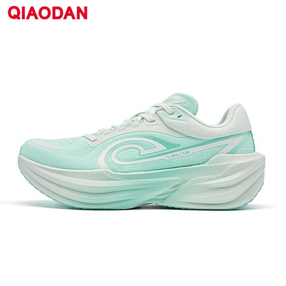 QIAODAN TG1.0 Pantofi de alergare pentru femei, pentru maraton, cu platformă nouă, de competiție, cu amortizare, moi, pentru distanțe lungi, QDB022253285