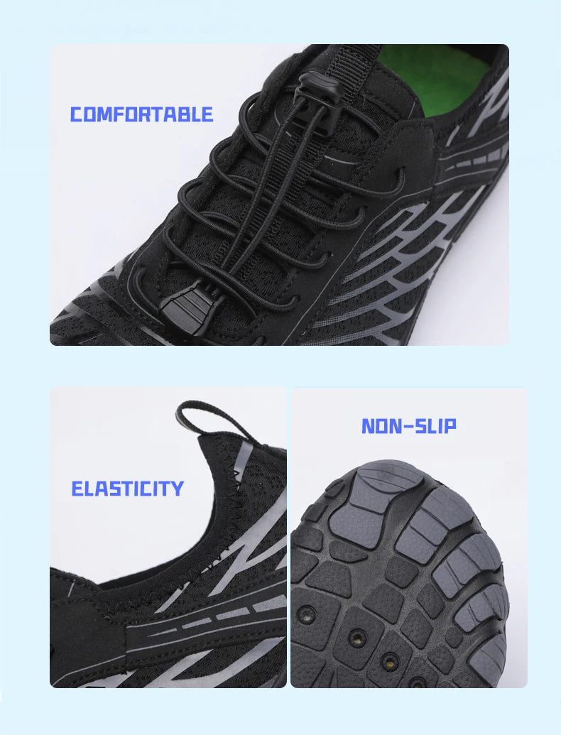 Męskie buty do wody, damskie buty plażowe do chodzenia boso, buty wodne, szybkoschnące buty do pływania, brodzenia i sportów wodnych, buty do wiosłowania, wędkowania i surfowania