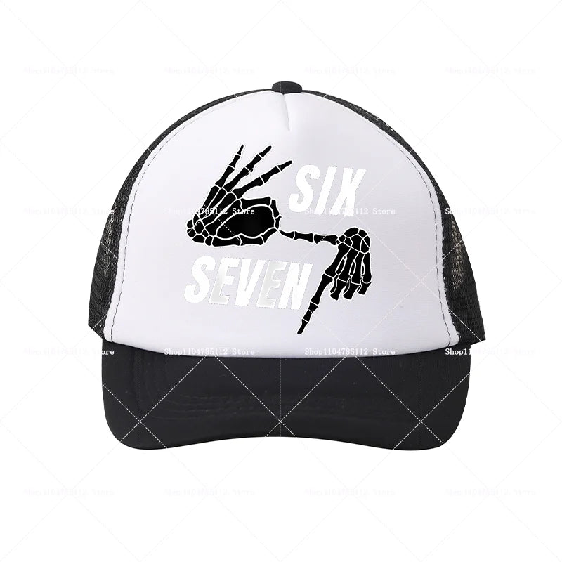 Steal A Brainrot Baseball Cap 67 Six Seven Cartoon Anime A-Z Letter Hat Boys Girls Adjustable Sport Fashion Adult Headwear Gift