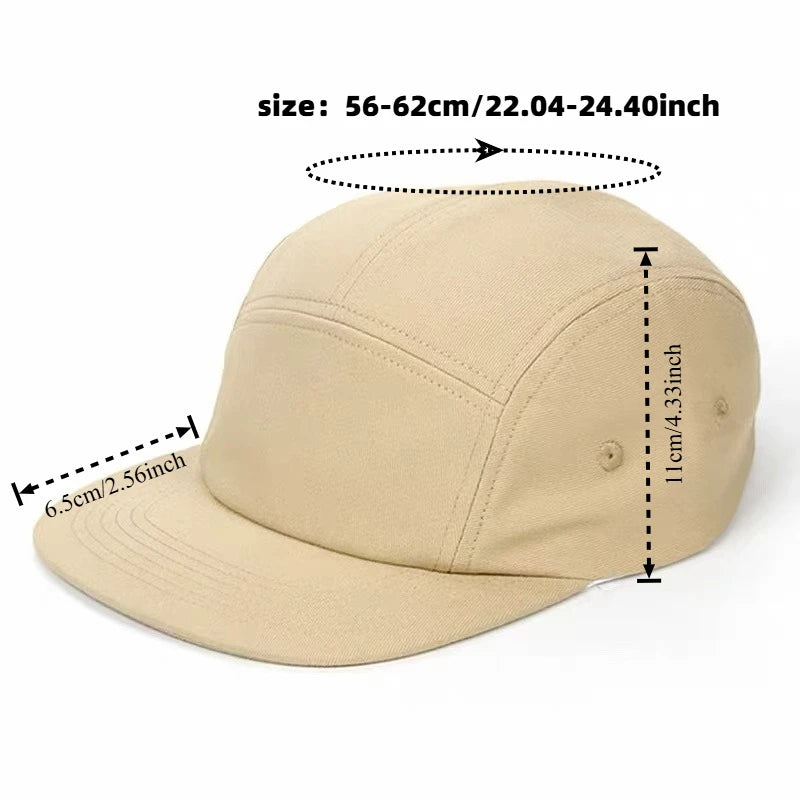 Vasarinės medvilninės 5-panelės didelio dydžio beisbolo kepurės, oversize 62 cm, plokščios viršutinės dalies sportinės „snapback“ kepurės, hip-hopo ir riedlentės kepurės, individualizuotos, didmeninė prekyba