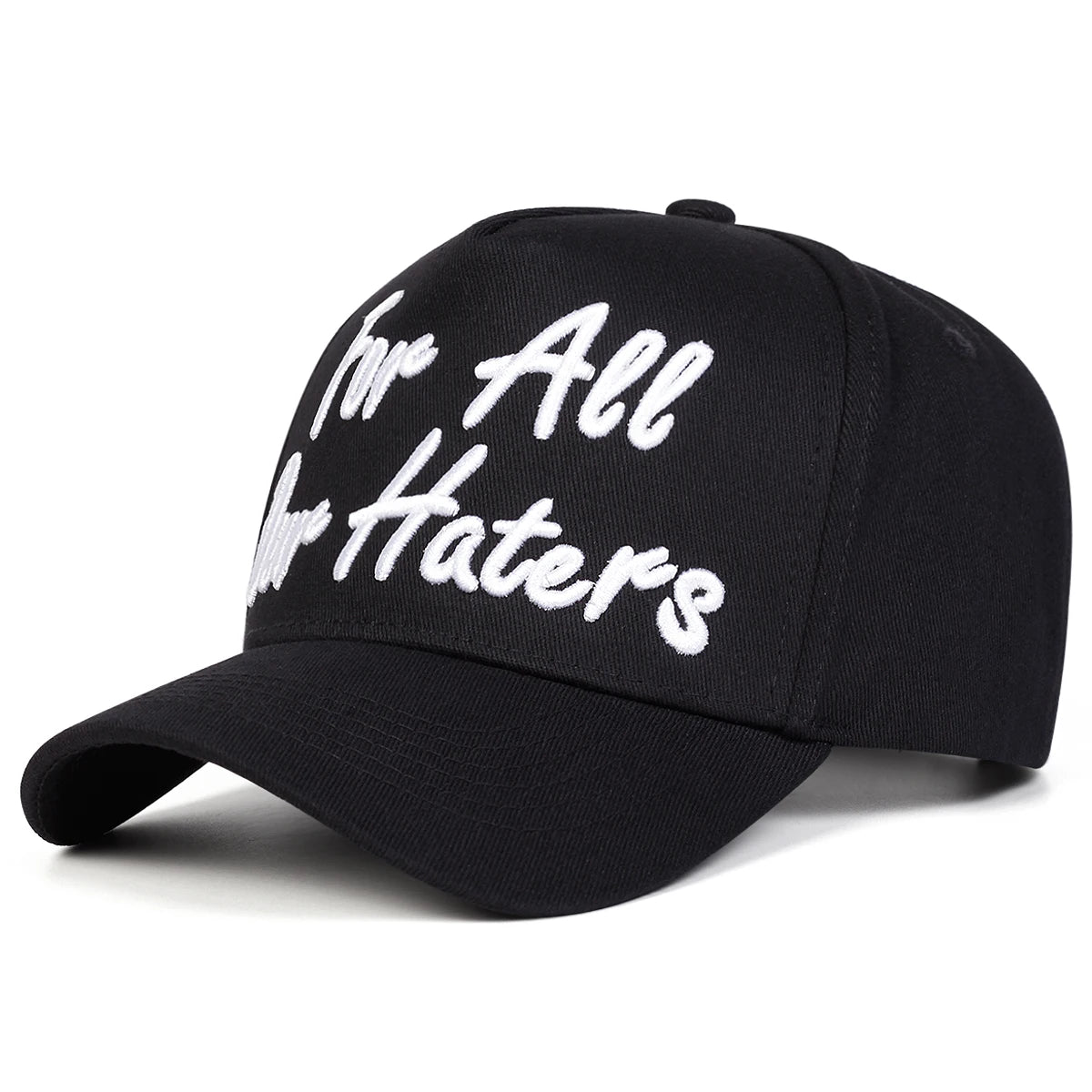 Unisex FOR ALL OUR HATERS Embroidery Baseball Caps Spring Autumn Outdoor Adjustable Casual Hats Sunscreen Hat Sports Cap