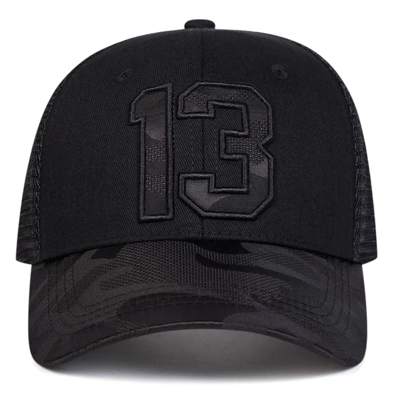 Unisex 13 Cloth Embroidery Embroidery Baseball Net Caps Spring Summer Outdoor Adjustable Casual Hats Sunscreen Hat Sports Cap