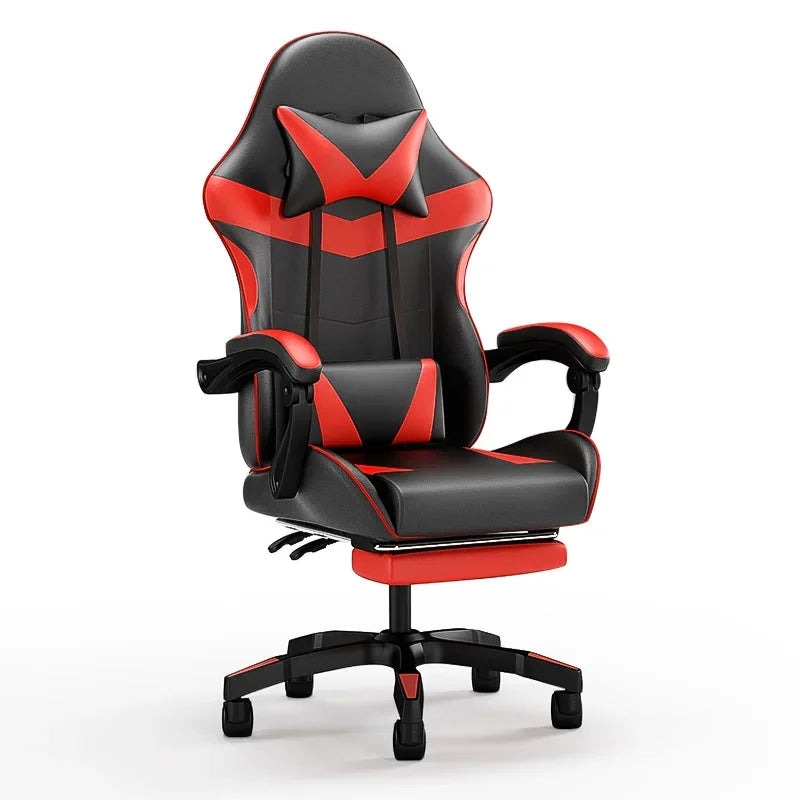 Chaise de jeu ergonomique, chaise de bureau pour ordinateur, chaise de jeu inclinable pour le bureau à domicile avec soutien du dos pour les sessions prolongées, chaise de jeu.