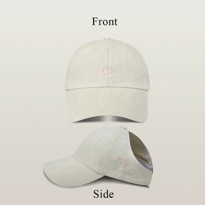 Fashion Kids Baseball Caps for Boys Girls Sun Hat Hollow High Ponytail Caps Children Sunshade Baseball Caps for age 4-12 Years