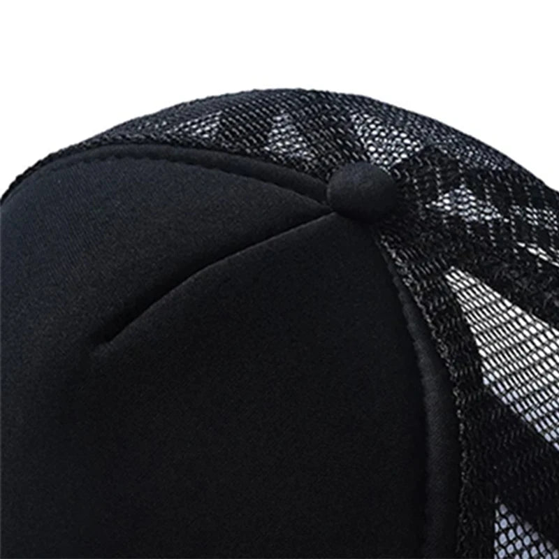 Fashion Cartoon Mesh Baseball Caps Men Women Hip Hop Snapback Hat DJ Marshmallow Cap Summer Breathable Mesh Outdoor Sun Hat