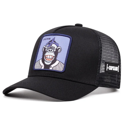 New High Quality Outdoor Sport Black Panther Baseball Cap Spring And Summer Embroidered Adjustable Unisex Hip Hop Dad Mesh Hat
