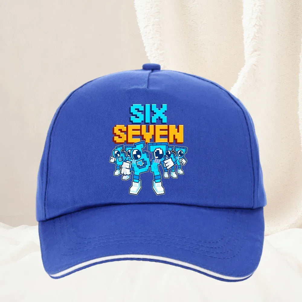 Meme 67 Six Seven 6 7 Italian Brainrot Baseball Cap Men Trucker Hat Spring Casual Outdoor Gym Sun Visor Snapback Cap
