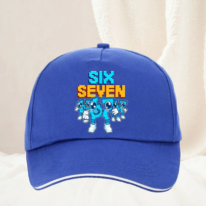 Meme 67 Six Seven 6 7 Italian Brainrot Baseball Cap Men Trucker Hat Spring Casual Outdoor Gym Sun Visor Snapback Cap