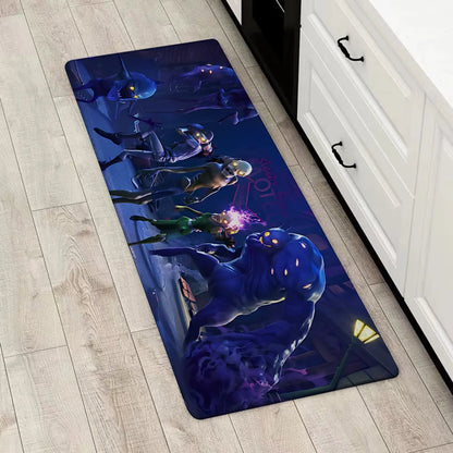 Game Fortnites Entrance Front Door Doormat Non-slip Kitchen Rug Living Room Rugs Balcony Bathroom Foot Mat Floor Mats Carpet