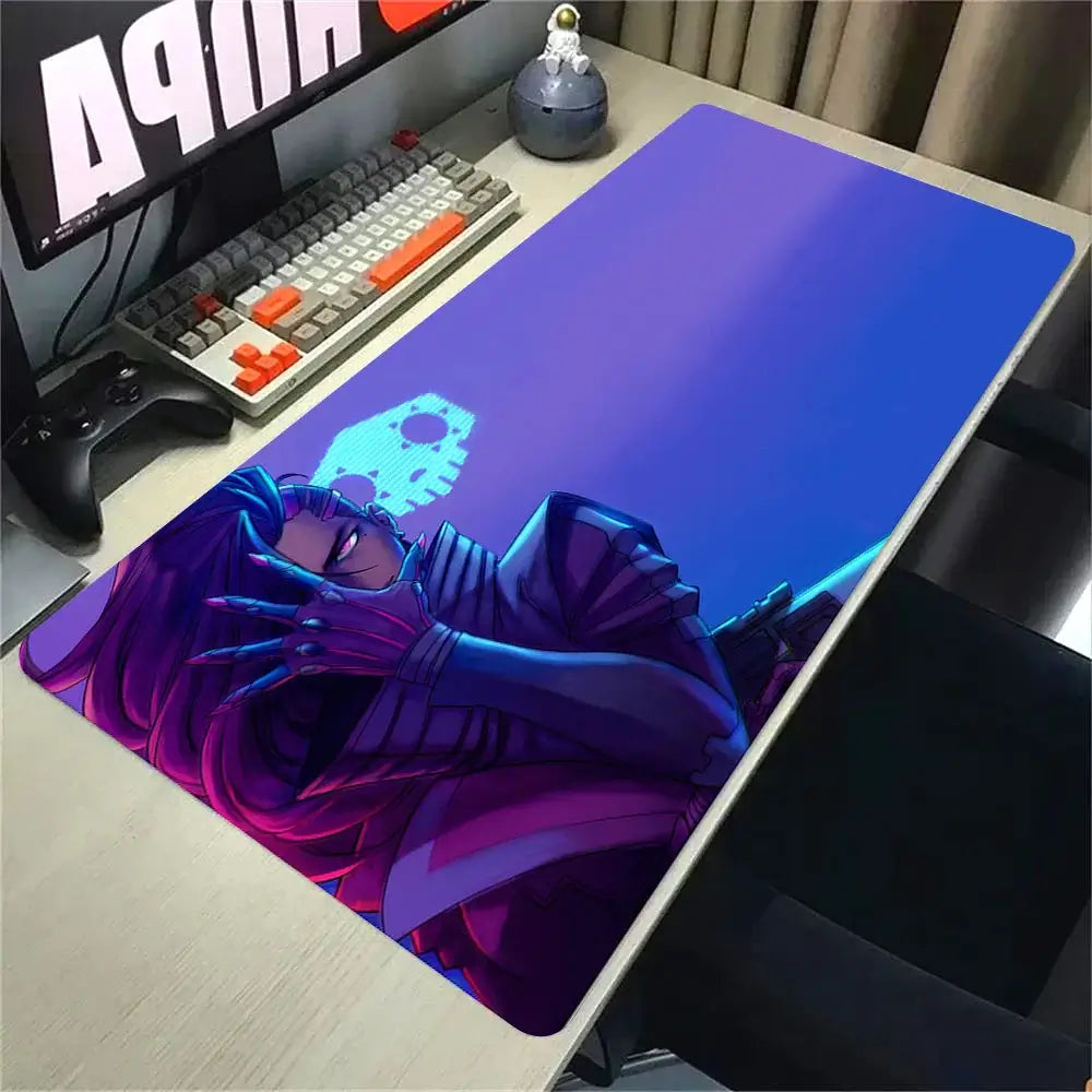 Produit gaming premium Fraquane, Overwatch 2 Gaming Accessories Mouse Pad Gamer Cabinet Pc Big Desk Mat Computer Keyboard Desks Xxl Mousepad Anime Large Mausepad