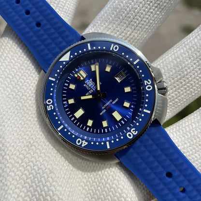 STEELDIVE SD1970 Automatic Mechanical Diver Watch Captain Willard NH35 Watches TURTLE Homage Water Resistant 200M Dive Watch Men